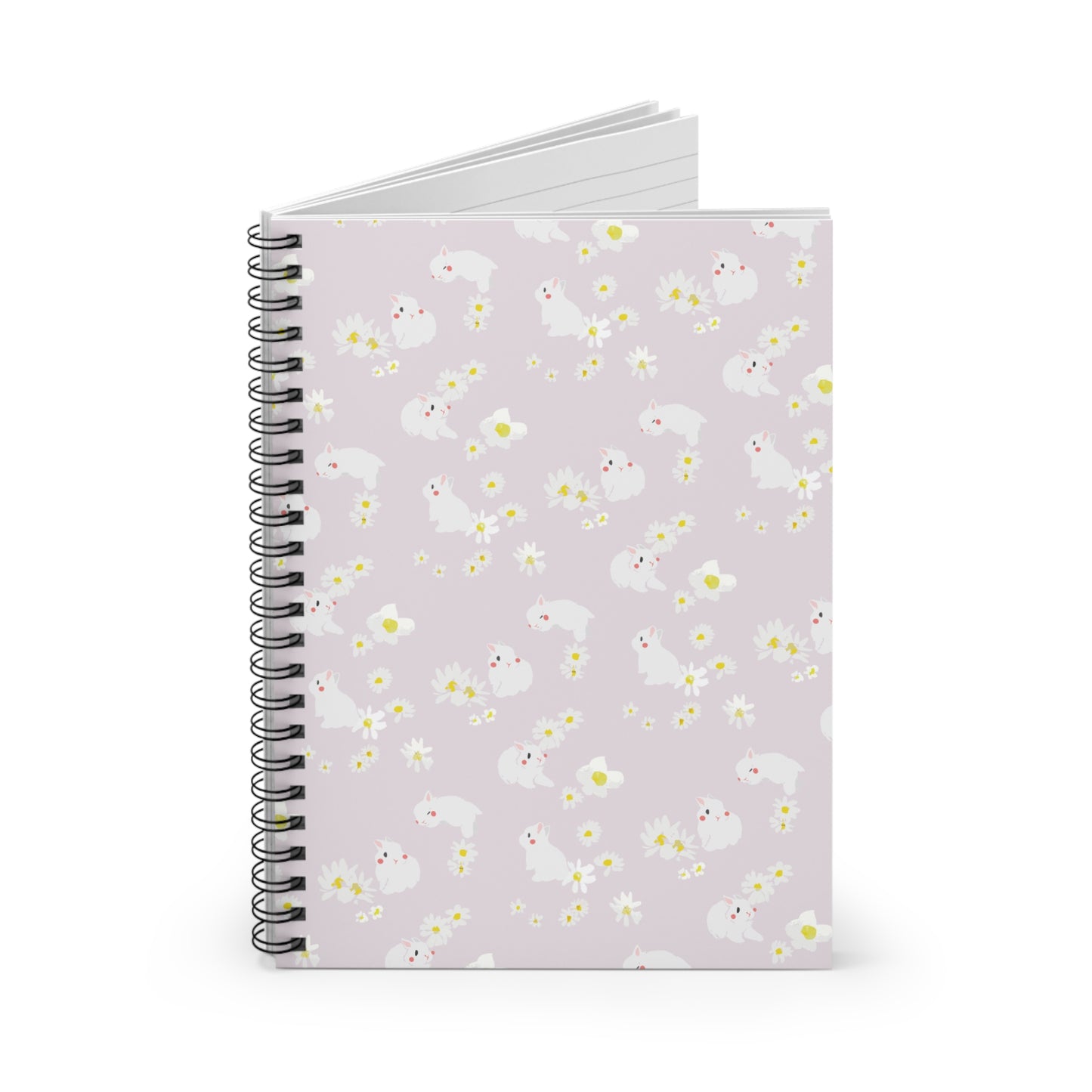 Bunny Notebook – Spiral Into Bun Thoughts