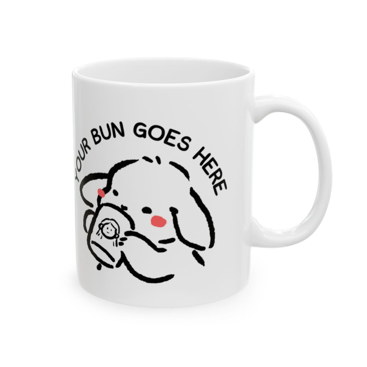 Bunny Mug – Sip with Your Bun