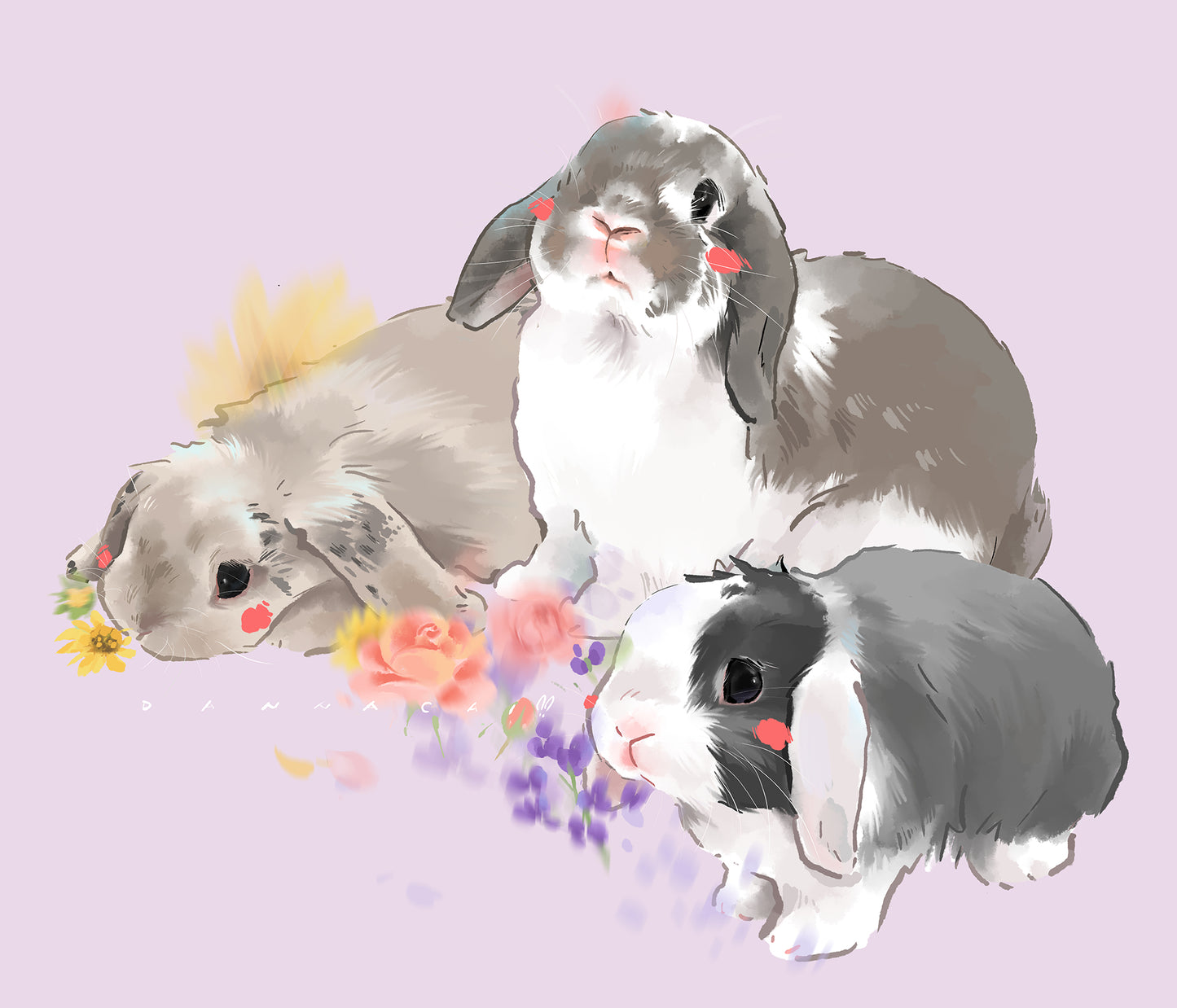 Custom Bunny Portrait