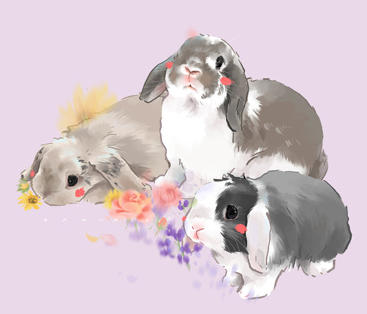 Custom Bunny Portrait